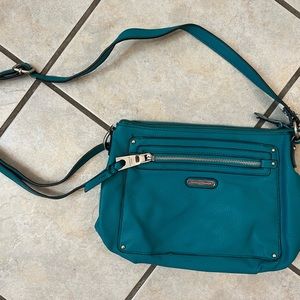 Teal crossbody bag